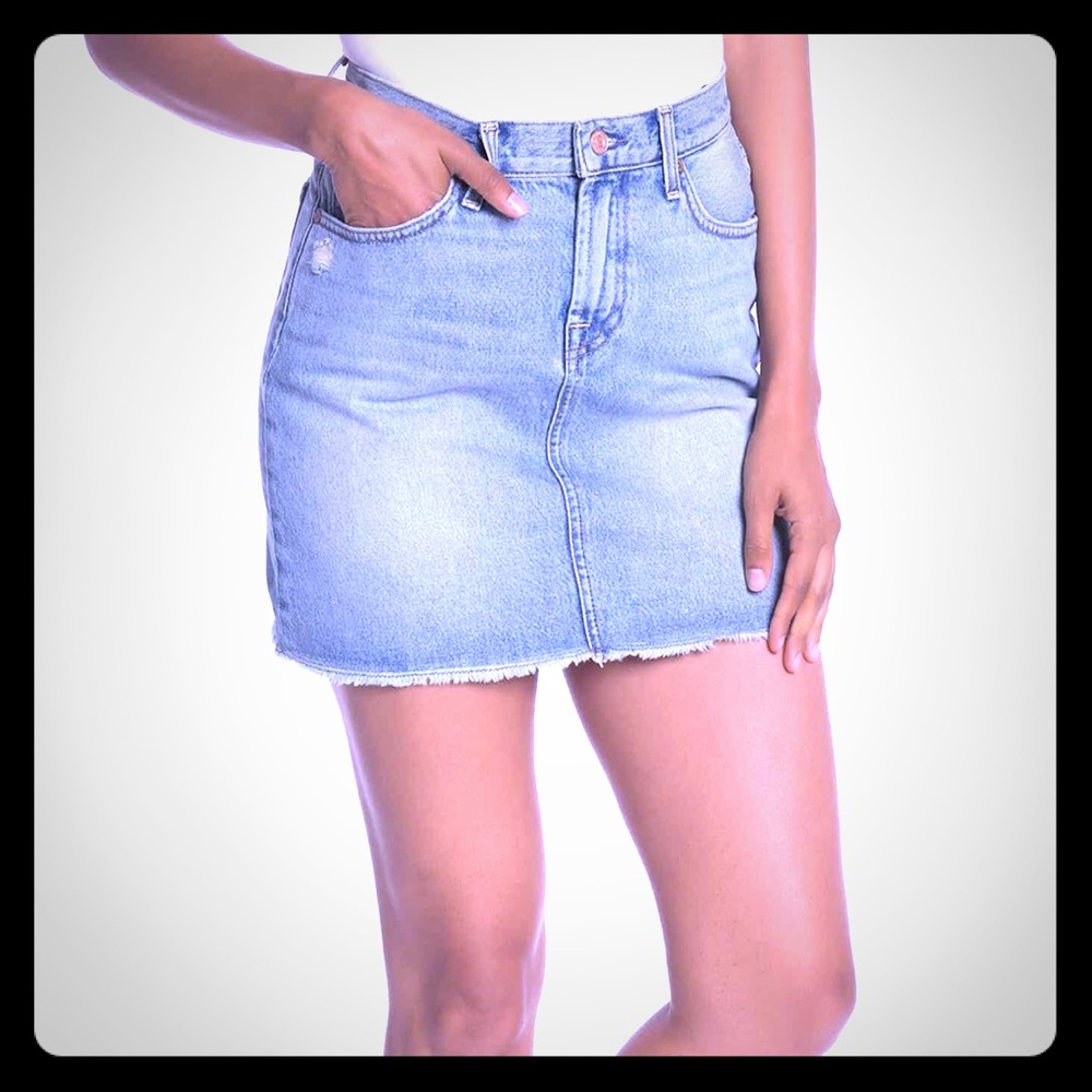 7 For All Mankind Denim Skirt
